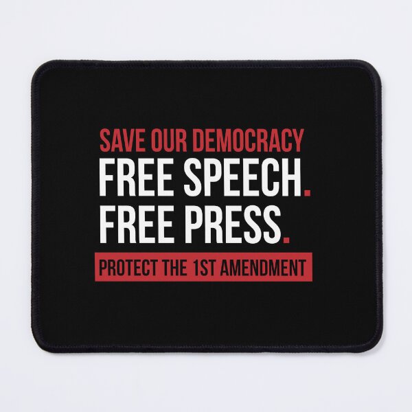 Item preview, Save Our Democracy - Free Speech designed and sold by jitterfly.