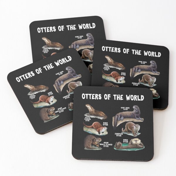 Item preview, Otters of the World  - Otter Lovers tee designed and sold by Unle4shed-Store.