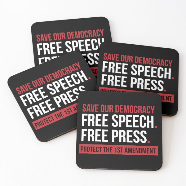 Item preview, Save Our Democracy - Free Speech designed and sold by jitterfly.