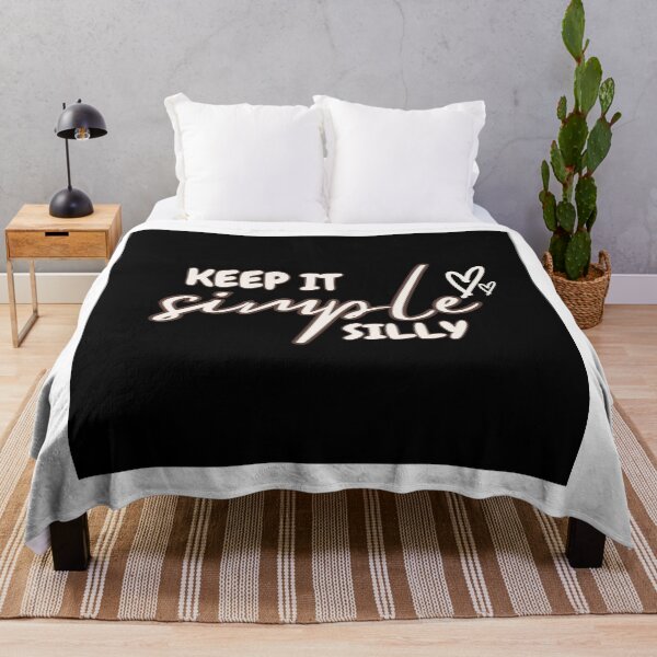 Item preview, "Keep It Simple" Minimalist Typography T-Shirt Modern Motivational Quote Tee designed and sold by geeksquare.