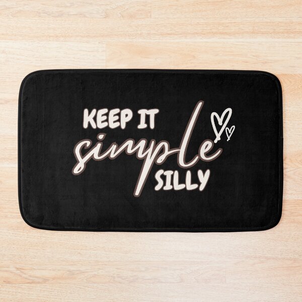 Item preview, "Keep It Simple" Minimalist Typography T-Shirt Modern Motivational Quote Tee designed and sold by geeksquare.