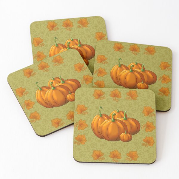 Artikelvorschau, Kürbisbeet-Mustertapete – Herbstdesign entworfen und verkauft von OhNoNotAgain42.