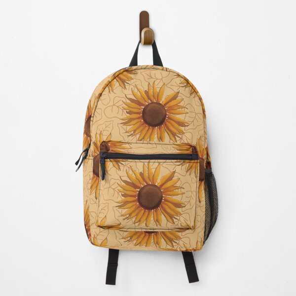 Item preview, Small Sunflower Pattern Wallpaper – Bright Floral Design designed and sold by OhNoNotAgain42.