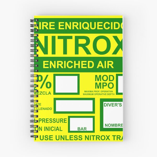 Item preview, Nitrox Diving Tank Sticker designed and sold by veryarticulated.