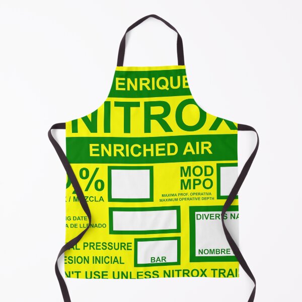 Item preview, Nitrox Diving Tank Sticker designed and sold by veryarticulated.