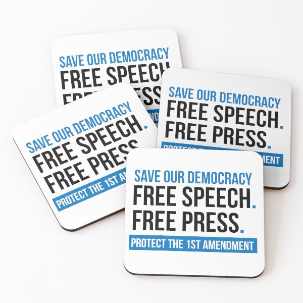 Item preview, Save Our Democracy - Free Speech designed and sold by jitterfly.