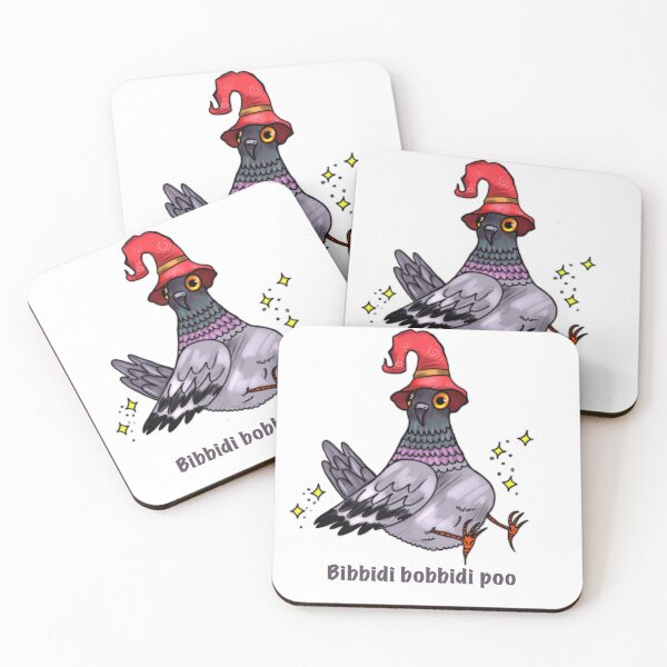 Item preview,  Magical Pigeon in Wizard Hat designed and sold by Ladytaleart.
