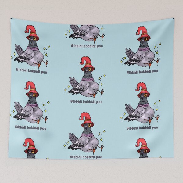 Item preview,  Magical Pigeon in Wizard Hat designed and sold by Ladytaleart.
