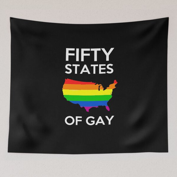 Item preview, Fifty States Of Gay! LGBTQ designed and sold by ThatMerchStore.