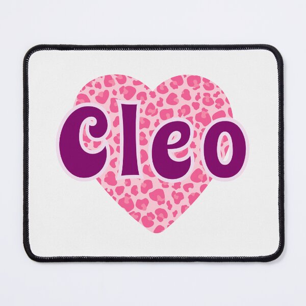 Item preview, Cleo Name Pink Leopard Heart designed and sold by Jeallan Designs.