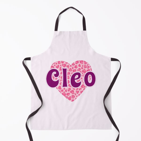 Item preview, Cleo Name Pink Leopard Heart  designed and sold by Jeallan Designs.
