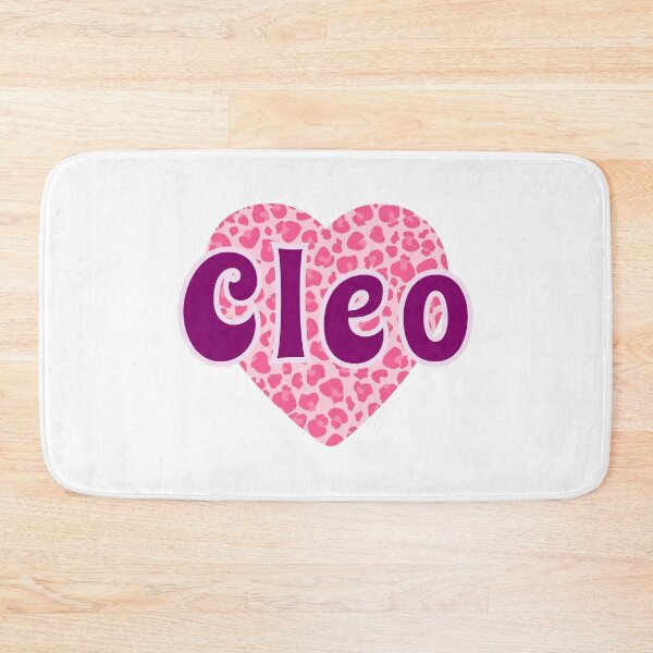 Item preview, Cleo Name Pink Leopard Heart  designed and sold by Jeallan Designs.