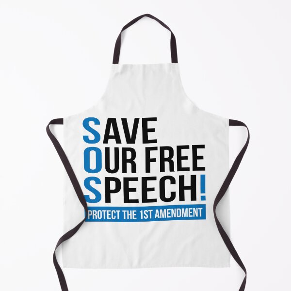 Item preview, SOS SAVE OUR free SPEECH designed and sold by jitterfly.