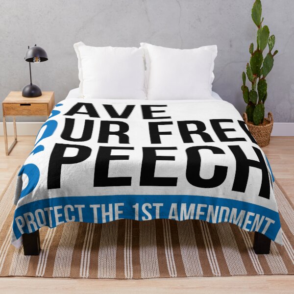 Item preview, SOS SAVE OUR free SPEECH designed and sold by jitterfly.