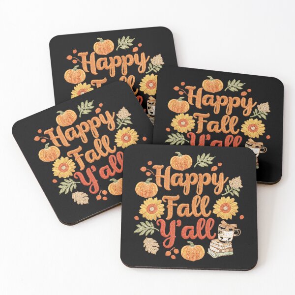 Item preview, Happy Fall Y’all Autumn Pumpkin Spice Cozy Design designed and sold by ArtDesignTp.