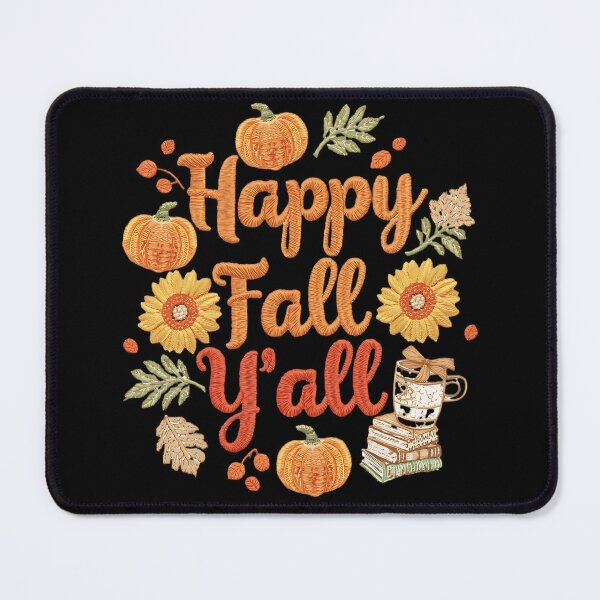 Item preview, Happy Fall Y’all Autumn Pumpkin Spice Cozy Design designed and sold by ArtDesignTp.