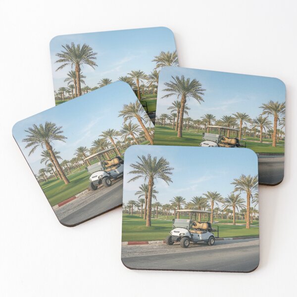 Item preview, Palm Golf Cart – Resort Golf Course Photography designed and sold by Artistica1234.
