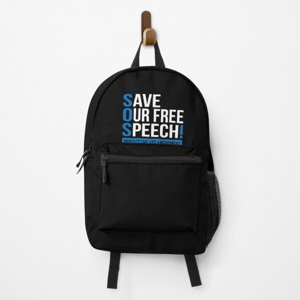 Item preview, SOS SAVE OUR free SPEECH designed and sold by jitterfly.