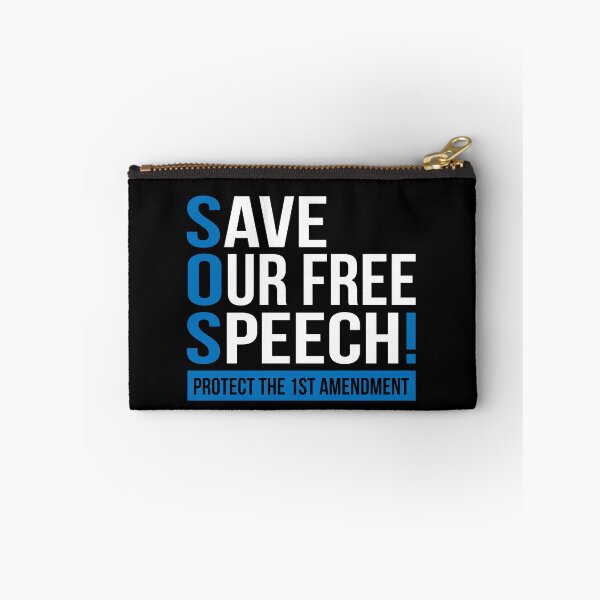Item preview, SOS SAVE OUR free SPEECH designed and sold by jitterfly.