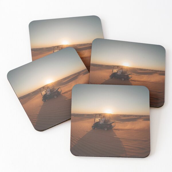 Item preview, Desert Golf Cart Sunset – Minimal Golf Photography designed and sold by Artistica1234.