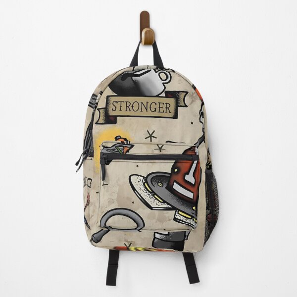 Item preview, Firefighter Collage – Helmet, Tools & Fun Phrases designed and sold by darkskinbender.