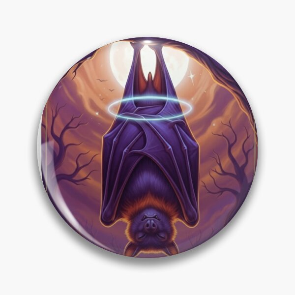 Item preview, Halloween Tarot: The Hanged Man - Bat's Perspective & Sacrificial Wisdom designed and sold by NewGenWitchcraft.