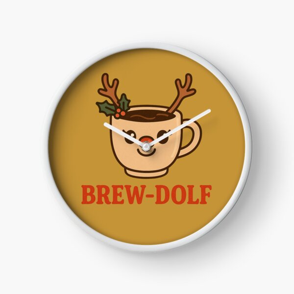 Item preview, Brew-dolf – Funny Christmas Coffee Pun designed and sold by BloomKind.