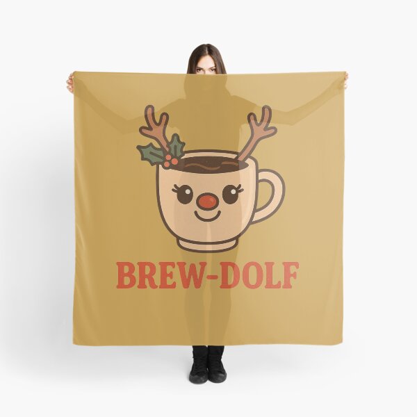 Item preview, Brew-dolf – Funny Christmas Coffee Pun designed and sold by BloomKind.