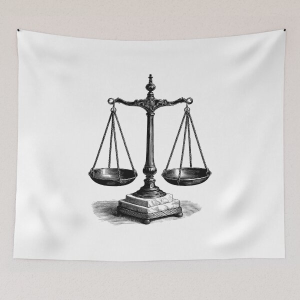 Item preview, The Scales of Justice: A Symbol of Impartiality designed and sold by NTGUILTY.