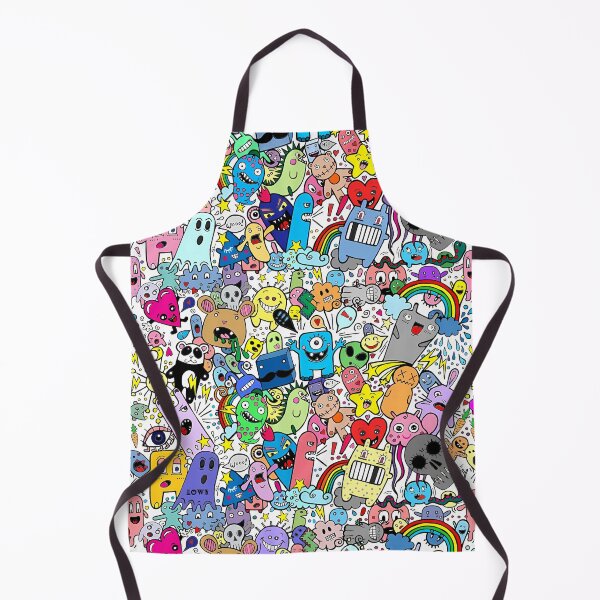 Item preview, Whimsical Quirky Character Collage designed and sold by darkskinbender.