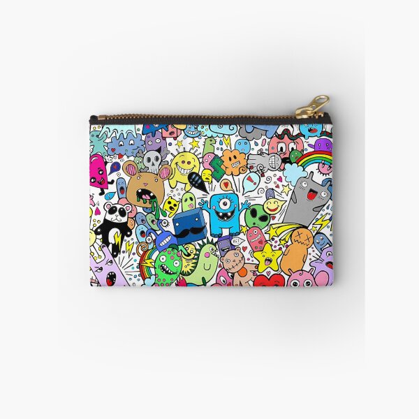 Item preview, Whimsical Quirky Character Collage designed and sold by darkskinbender.
