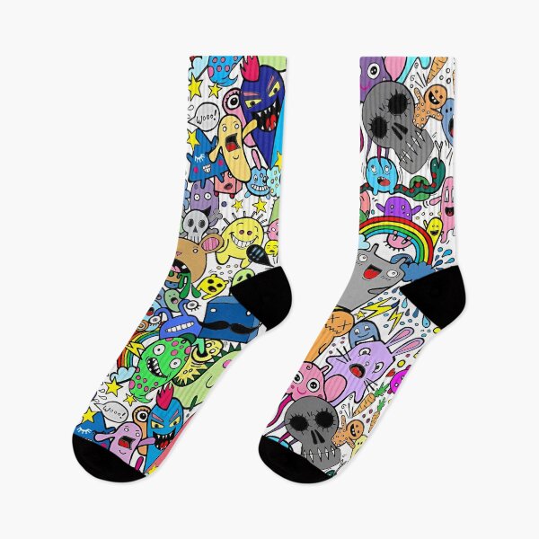 Item preview, Whimsical Quirky Character Collage designed and sold by darkskinbender.
