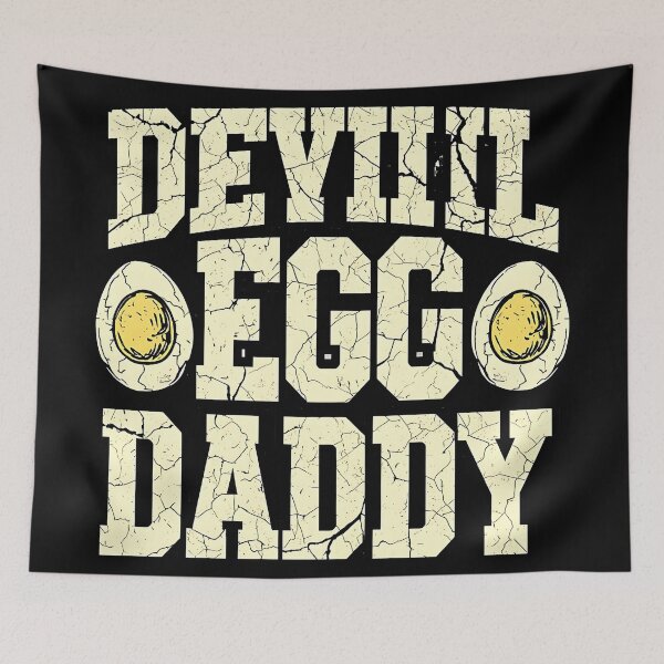 Item preview, Devil Egg Daddy Funny Food Pun Design designed and sold by ArtDesignTp.