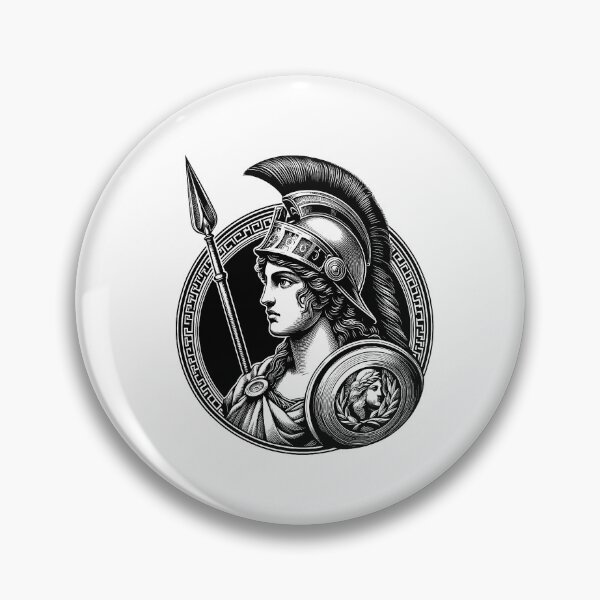 Item preview, Athena, Goddess of Wisdom and War - A Classical Portrait designed and sold by NTGUILTY.