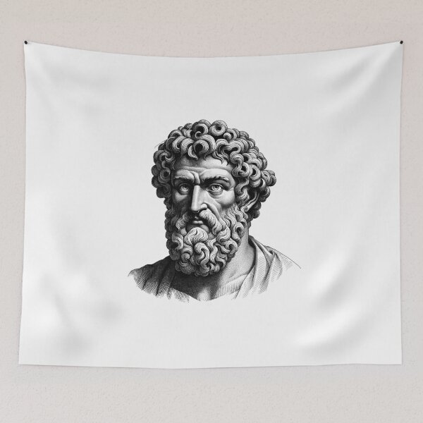 Item preview, Euclid, The Father of Geometry - Vintage Portrait designed and sold by NTGUILTY.
