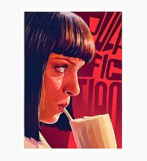 MIA PULP FICTION Photographic Print