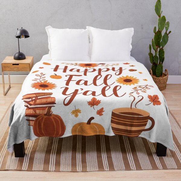 Item preview, Happy Fall Y’all Autumn Pumpkins Coffee Cozy Design designed and sold by ArtDesignTp.