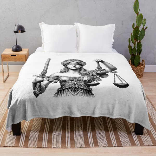 Item preview, Lady Justice, Goddess of Law and Fairness - A Vintage Portrait designed and sold by NTGUILTY.