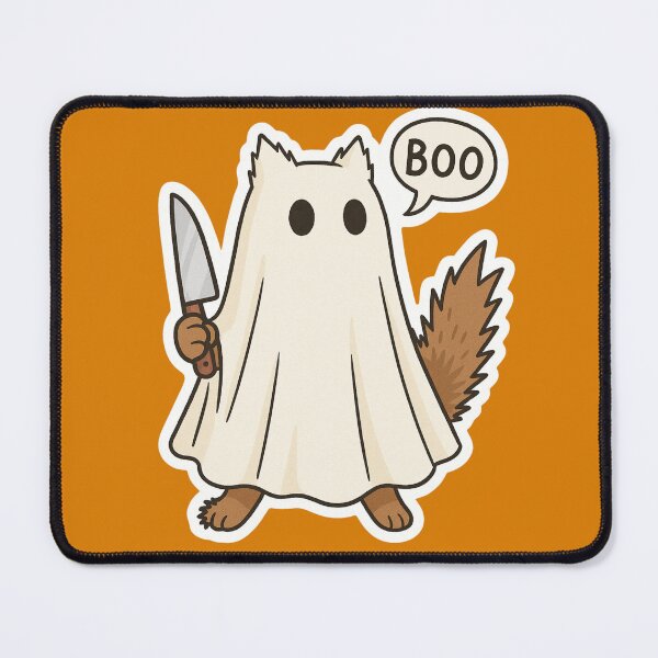 Item preview, GHOST CAT FUNNY HALLOWEEN DESIGN designed and sold by Meandmyshop.