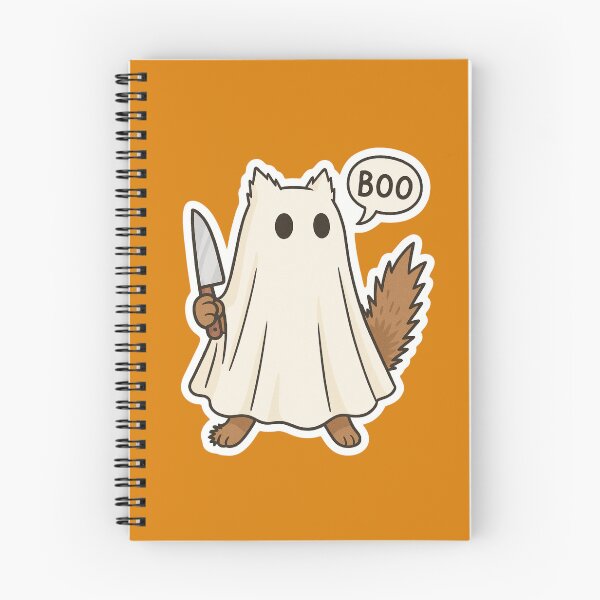 Item preview, GHOST CAT FUNNY HALLOWEEN DESIGN designed and sold by Meandmyshop.