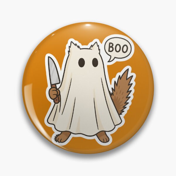 Item preview, GHOST CAT FUNNY HALLOWEEN DESIGN designed and sold by Meandmyshop.