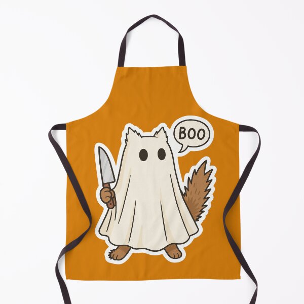 Item preview, GHOST CAT FUNNY HALLOWEEN DESIGN designed and sold by Meandmyshop.