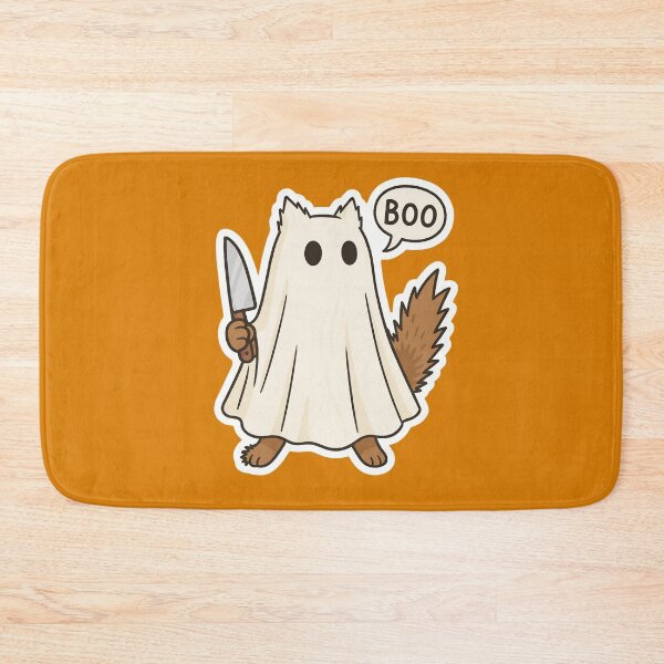 Item preview, GHOST CAT FUNNY HALLOWEEN DESIGN designed and sold by Meandmyshop.