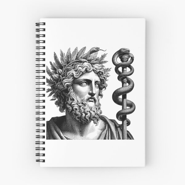 Item preview, Asclepius, God of Medicine & Healing - A Classical Portrait designed and sold by NTGUILTY.