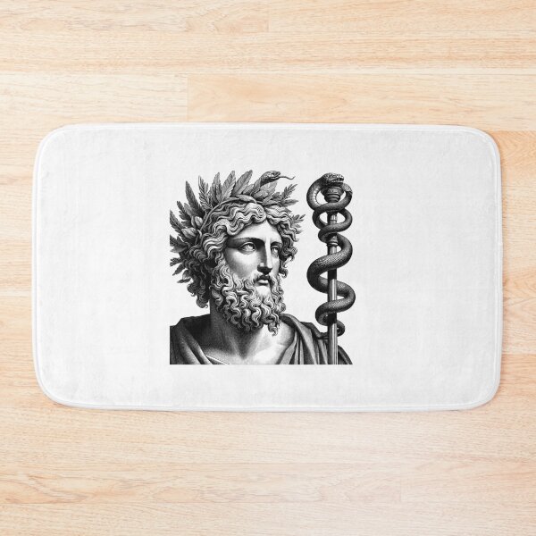 Item preview, Asclepius, God of Medicine & Healing - A Classical Portrait designed and sold by NTGUILTY.