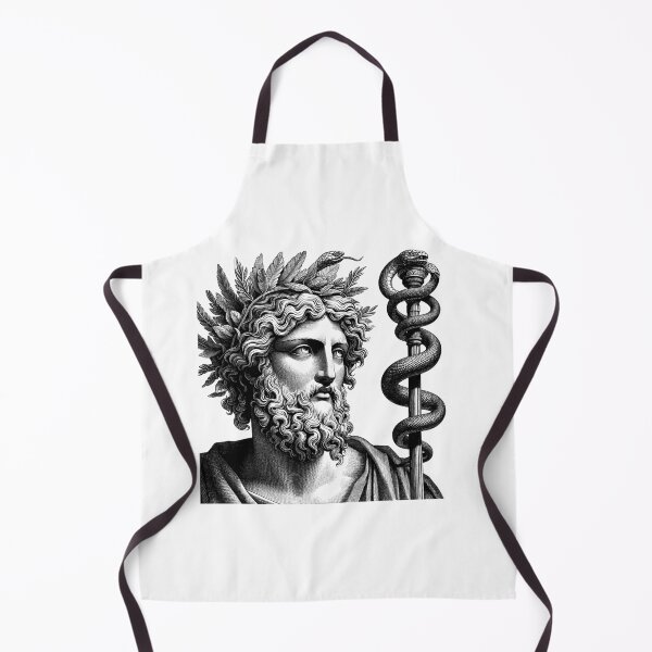 Item preview, Asclepius, God of Medicine & Healing - A Classical Portrait designed and sold by NTGUILTY.