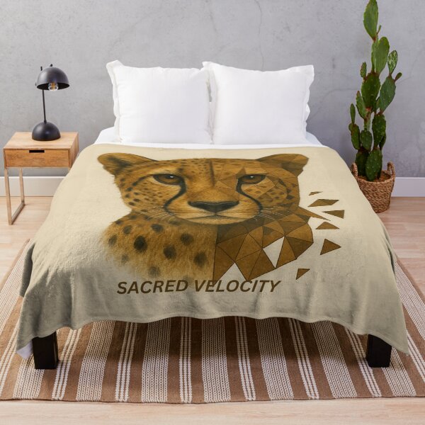 Item preview, Sacred Stillness – Geometric Cheetah Art designed and sold by GeoWild Designs.