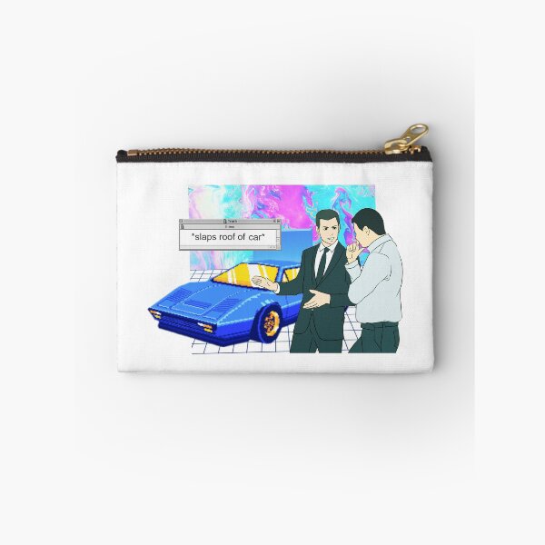 Item preview, Slaps Roof Of Car -  Car Salesman Meme Dank Meme Vaporwave Cyberpunk designed and sold by mik kan.
