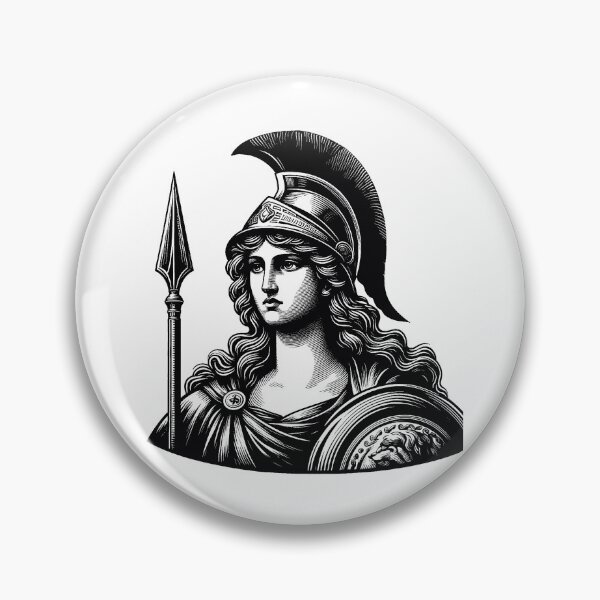Item preview, Athena, Goddess of Wisdom and Strategy - A Striking Portrait designed and sold by NTGUILTY.