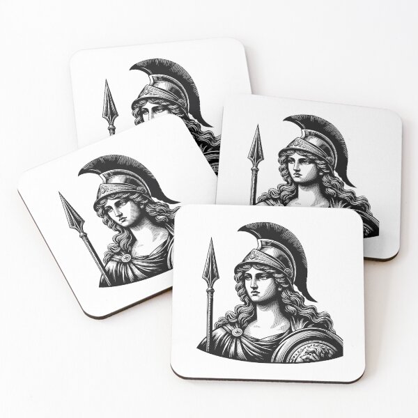 Item preview, Athena, Goddess of Wisdom and Strategy - A Striking Portrait designed and sold by NTGUILTY.